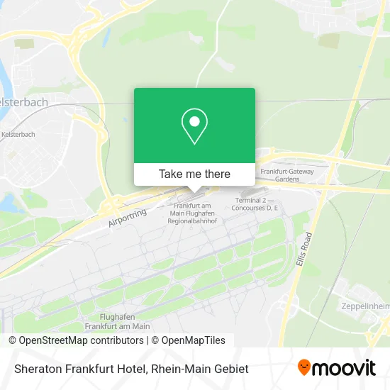 Карта Sheraton Frankfurt Hotel