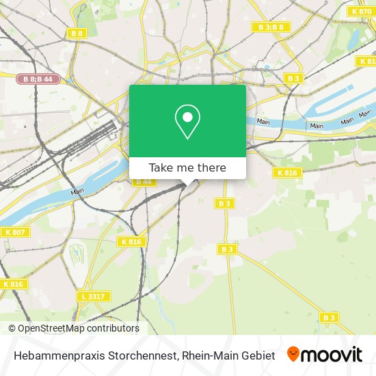 Карта Hebammenpraxis Storchennest