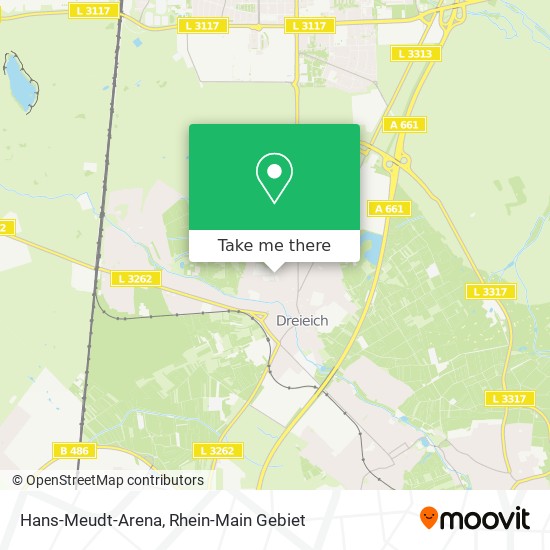 Hans-Meudt-Arena map