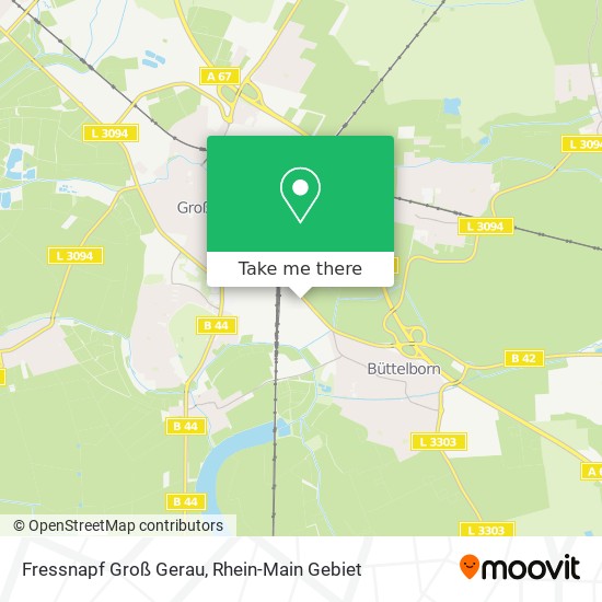 Fressnapf Groß Gerau map