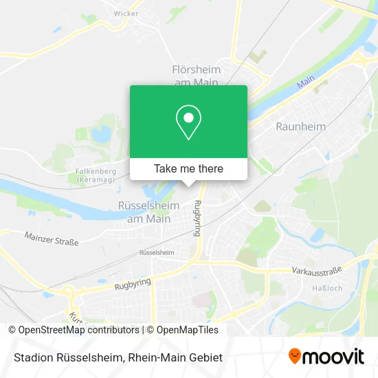 Карта Stadion Rüsselsheim