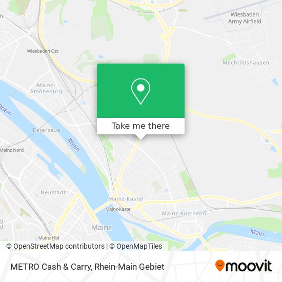 METRO Cash & Carry map