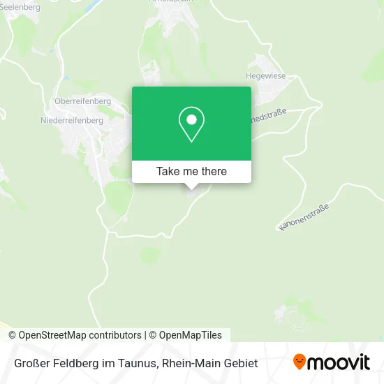 Карта Großer Feldberg im Taunus