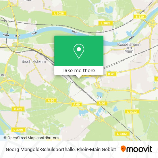 Карта Georg Mangold-Schulsporthalle