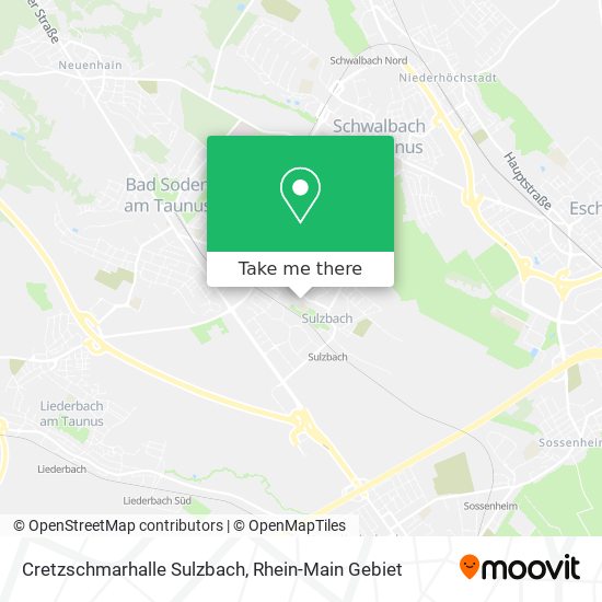 Карта Cretzschmarhalle Sulzbach