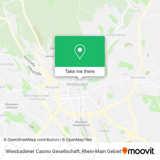 Wiesbadener Casino Gesellschaft map