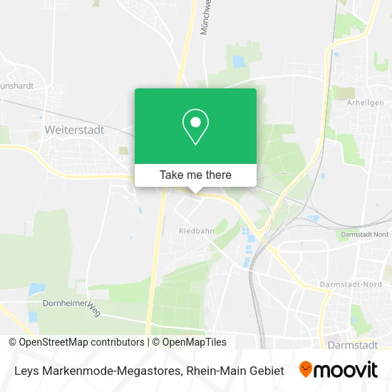 Карта Leys Markenmode-Megastores