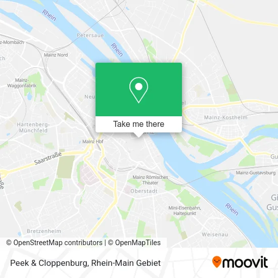 Карта Peek & Cloppenburg