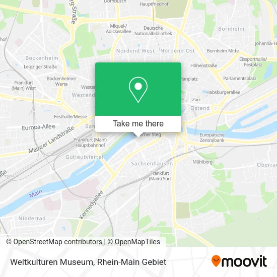 Карта Weltkulturen Museum