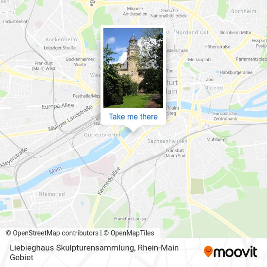 Карта Liebieghaus Skulpturensammlung