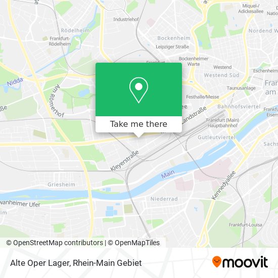 Карта Alte Oper Lager