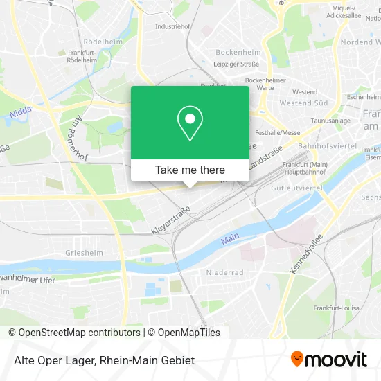 Карта Alte Oper Lager
