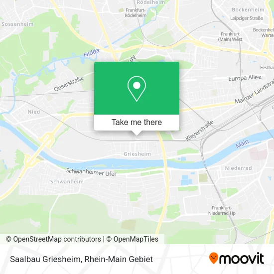 Карта Saalbau Griesheim
