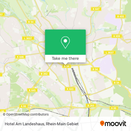 Hotel Am Landeshaus map