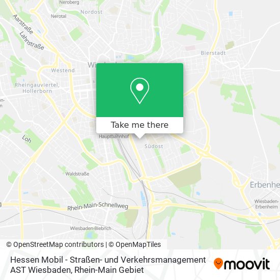 Hessen Mobil - Straßen- und Verkehrsmanagement AST Wiesbaden map