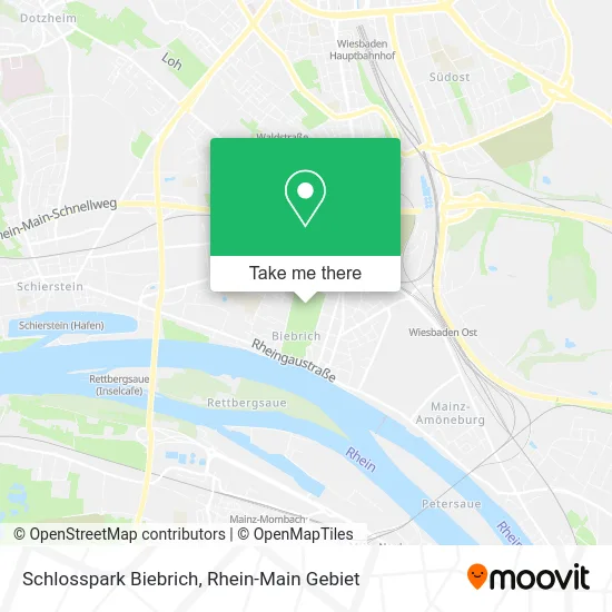 Карта Schlosspark Biebrich