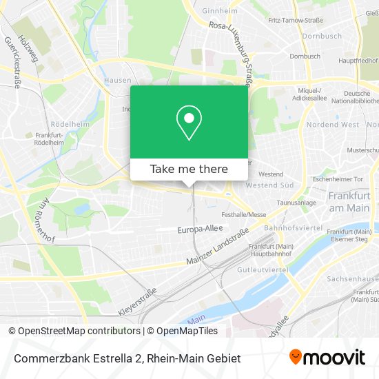 Карта Commerzbank Estrella 2
