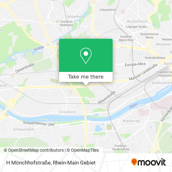 Карта H Mönchhofstraße