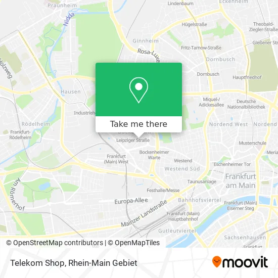 Карта Telekom Shop