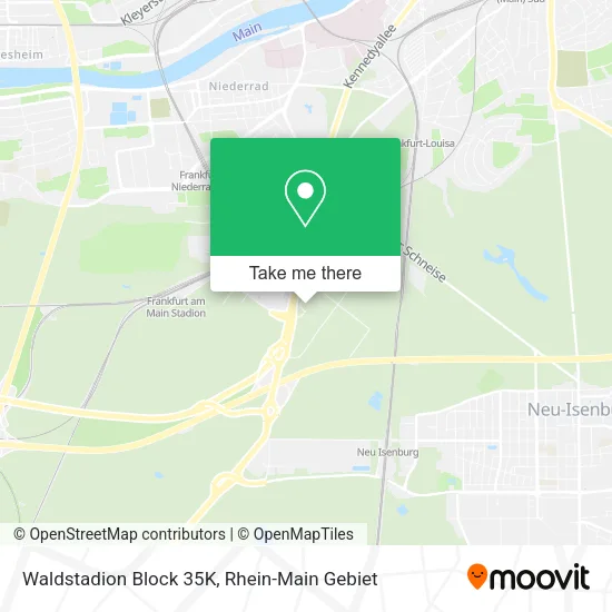 Карта Waldstadion Block 35K