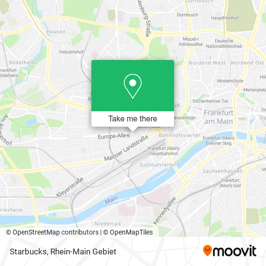 Starbucks map