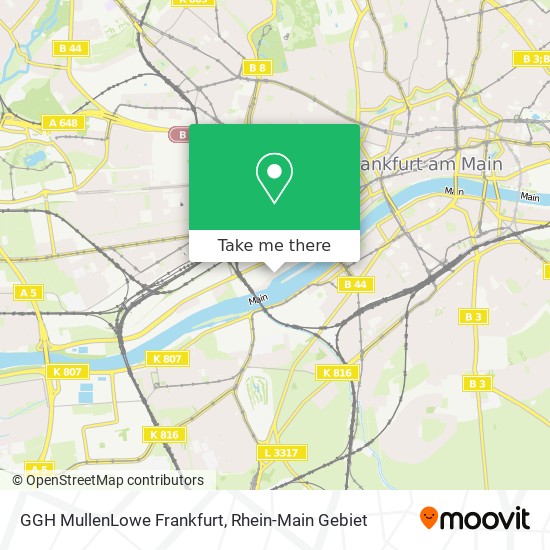 GGH MullenLowe Frankfurt map