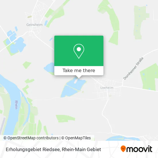 Карта Erholungsgebiet Riedsee