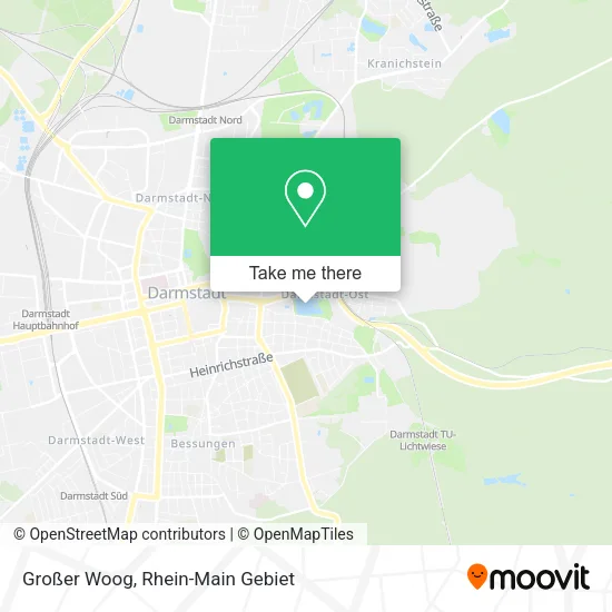Карта Großer Woog
