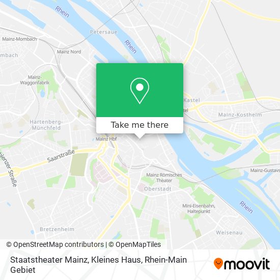 Staatstheater Mainz, Kleines Haus map