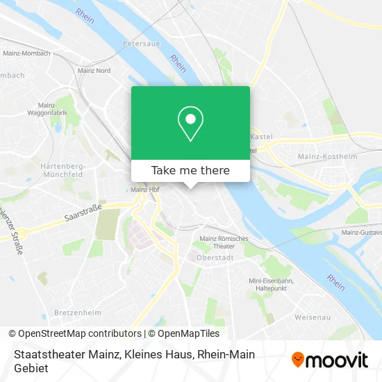 Карта Staatstheater Mainz, Kleines Haus