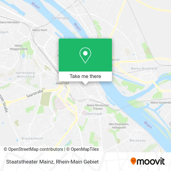 Карта Staatstheater Mainz