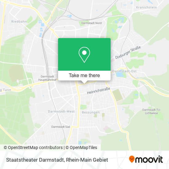 Staatstheater Darmstadt map