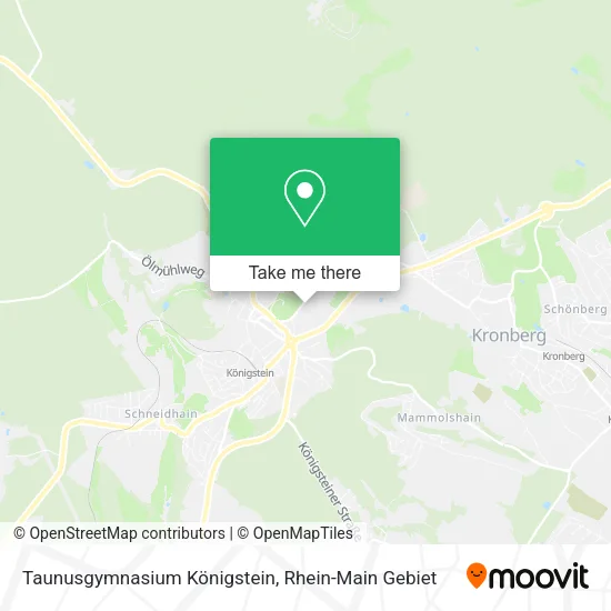 Карта Taunusgymnasium Königstein