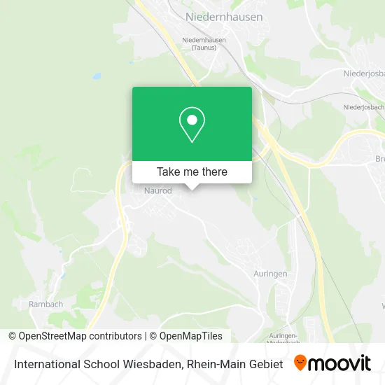 Карта International School Wiesbaden