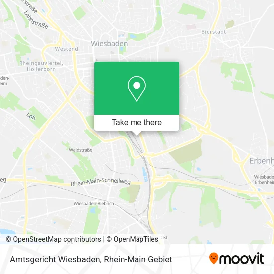 Карта Amtsgericht Wiesbaden