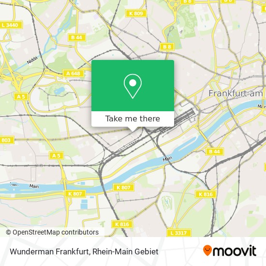 Wunderman Frankfurt map