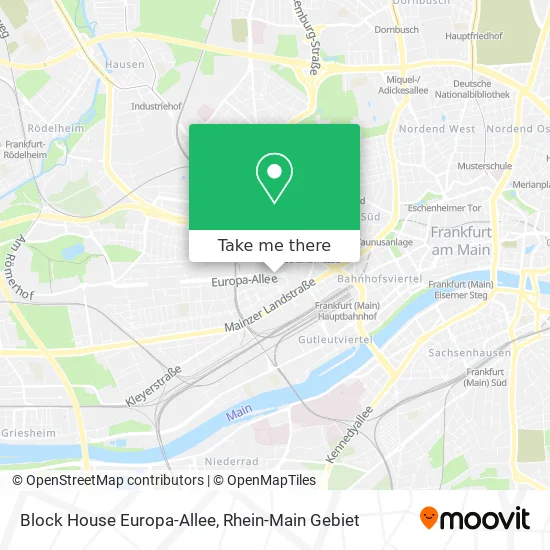 Карта Block House Europa-Allee