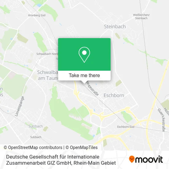 Карта Deutsche Gesellschaft für Internationale Zusammenarbeit GIZ GmbH