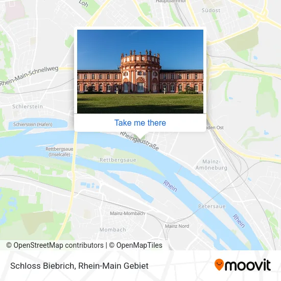 Карта Schloss Biebrich