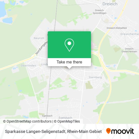 Sparkasse Langen-Seligenstadt map