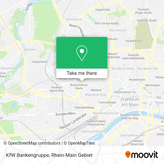 Карта KfW Bankengruppe