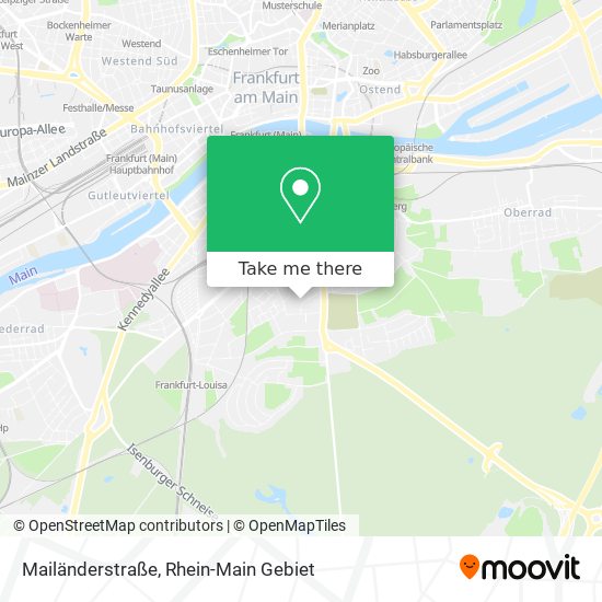 Карта Mailänderstraße