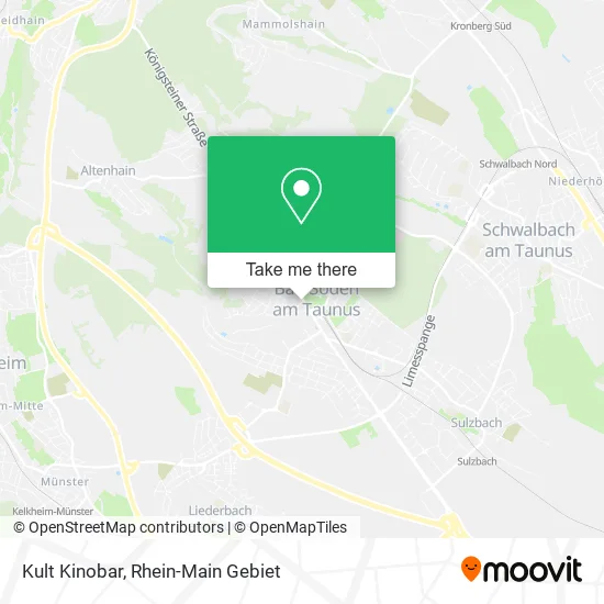 Карта Kult Kinobar