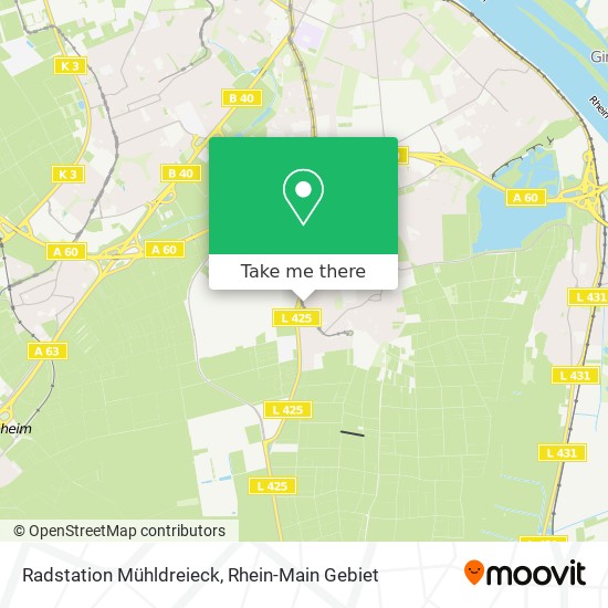 Radstation Mühldreieck map