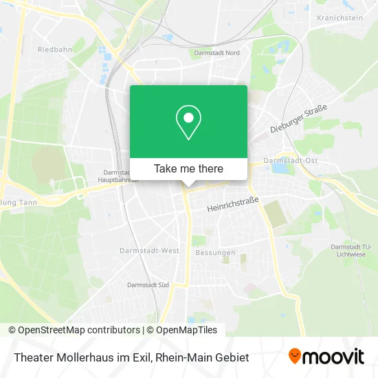 Карта Theater Mollerhaus im Exil