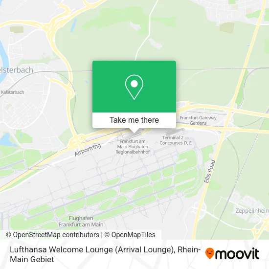 Карта Lufthansa Welcome Lounge (Arrival Lounge)