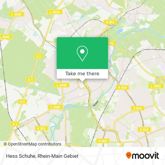 Карта Hess Schuhe