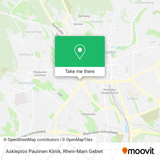 Asklepios Paulinen Klinik map