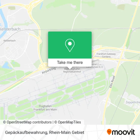 Карта Gepäckaufbewahrung