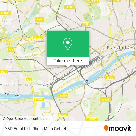 Карта Y&R Frankfurt